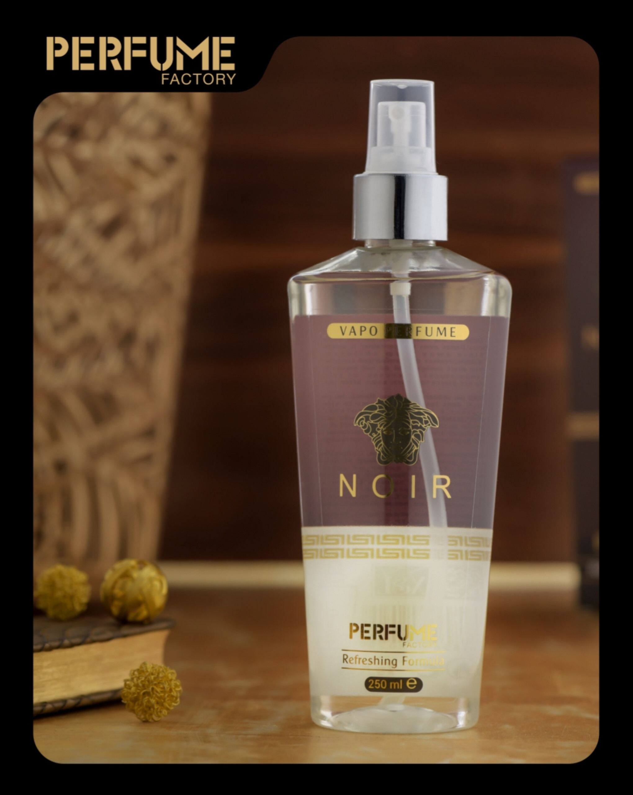 بادی اسپلش زنانه پرفیوم فکتوری مدلVersace Crystal Noir